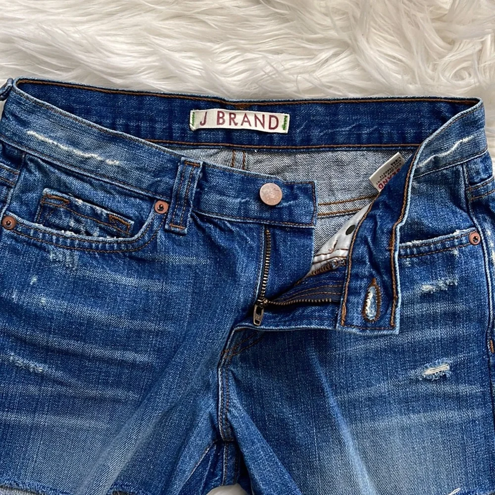 J Brand Libra Cut-Off Denim Shorts Size 25